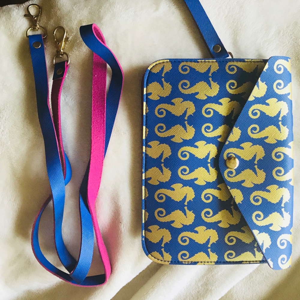 Seahorse Crossbody Bag/Wristlet